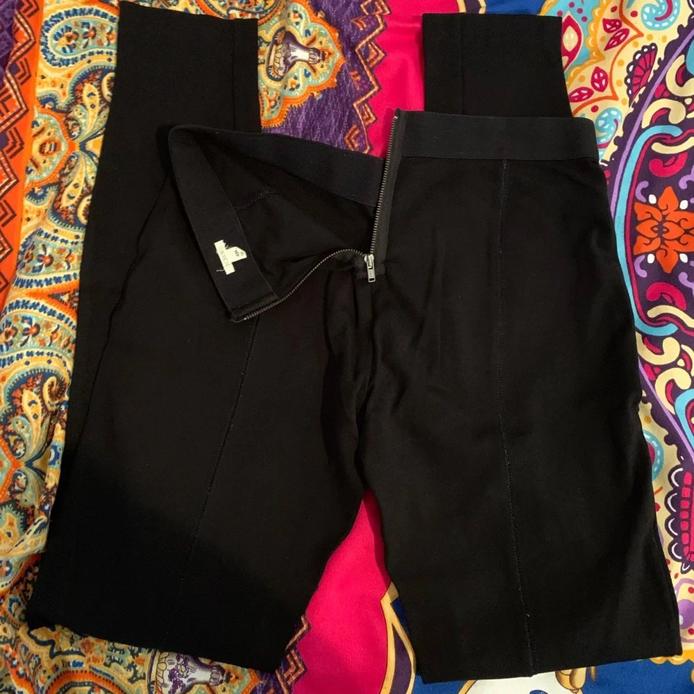 J. Crew black leggings size 4R.